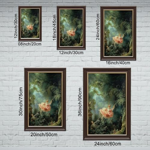 Impression toile Fragonard cadre suspendre deco murale bureau