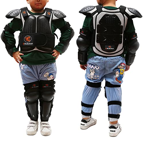image for RIDBIKER Kids Dirt Bike Body Chest Spine Protector Vest Gear for Motoc