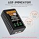 HTRC Lipo Ladegerät für 2-3S Lipo Akkus(7.4V-11.1V), 20W RC Ladegerät, Lipo Ladegerät Balancer Airsoft Ladegerät für RC-Autos, Airsoft-Waffen, RC-Boote usw
