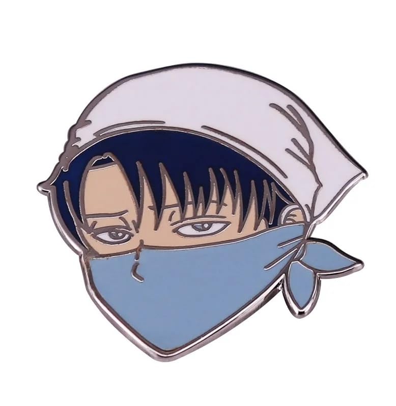 Attack On Titan - Cleaning Captain Levi Ackerman Manga Enamel Lapel Pin Brooch Anime Gift for friend Badge-image-29