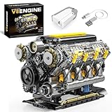 BseSparklion V8 Engine Model Building Kit That Runs - STEM Visible Mini V8 Engine Kit...