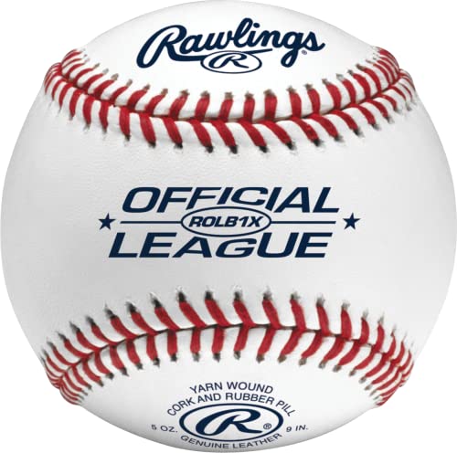 Rawlings | Official League Practice Baseballs | ROLB1X | 12 Count White - image 1