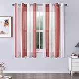 gardinenstangen edelstahl Einfache Installierung: 8 Metallösen per Gardine (Innendurchmesser: 4 cm). Einfach an Gardinenstange aufzuhängen. Sie können reibungslos diese Vorhänge schieben