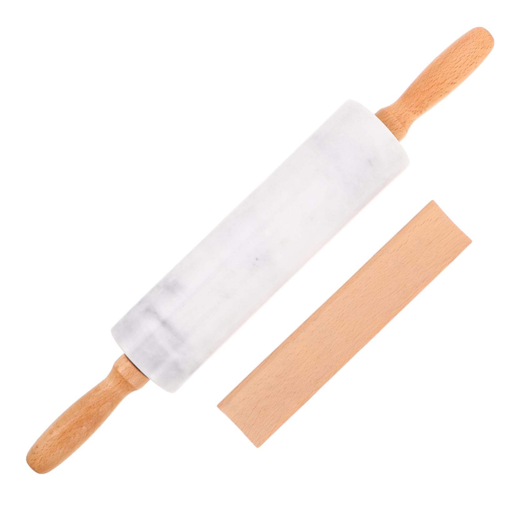 TOPBATHY 3 Piezas Rodillo De Mármol Para Fondant Rodillo Para Hornear De Mármol Para Galletas Masa De Pizza y Decorar La Cocina De Cocina