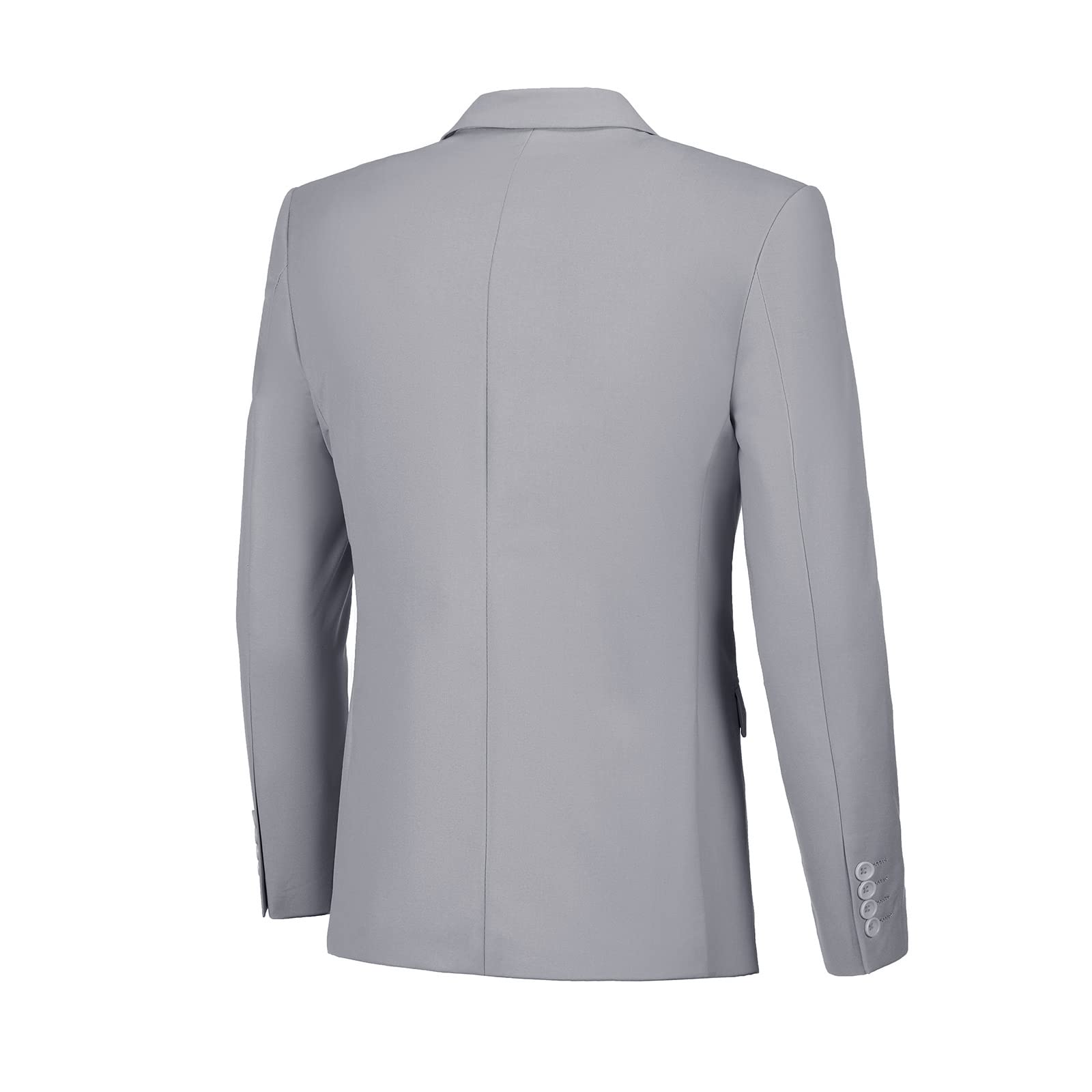 Furuyal Conjunto de traje ajustado de 3 piezas para hombre, dos botones, boda, negocios, esmoquin, chaqueta, chaleco, pantalones con corbata