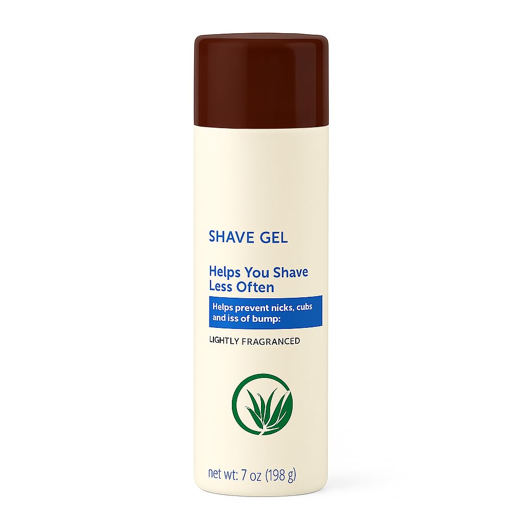 Shaving Gel with Aloe for Men and Women Lightly Scented 7 oz