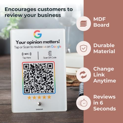 Wooden (White Printed) Review NFC Standee by tinydabba - 6