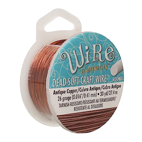 Fil de cuivre 0,41 mm The Beadsmith pour enfiler facilement les petites perles