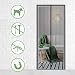 Gimars Cortina mosquitera doble magnetica puerta exterior sin tornillos, Mosquitera puerta corredera...