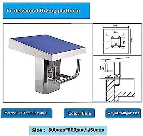 Torre de salto para piscina con base de acero inoxidable miniatura 3
