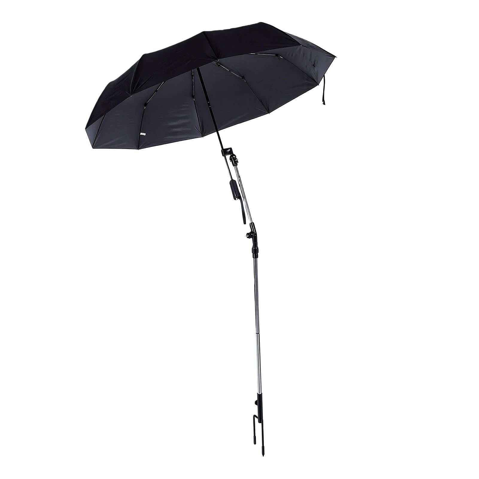 AMONIDA Parasol Plażowy Przenośny Parasol Przeciwsłoneczny z Włókna Szklanego do Biwakowania na Plaży i Wypraw Wędkarskich, z Tkaniny 190T