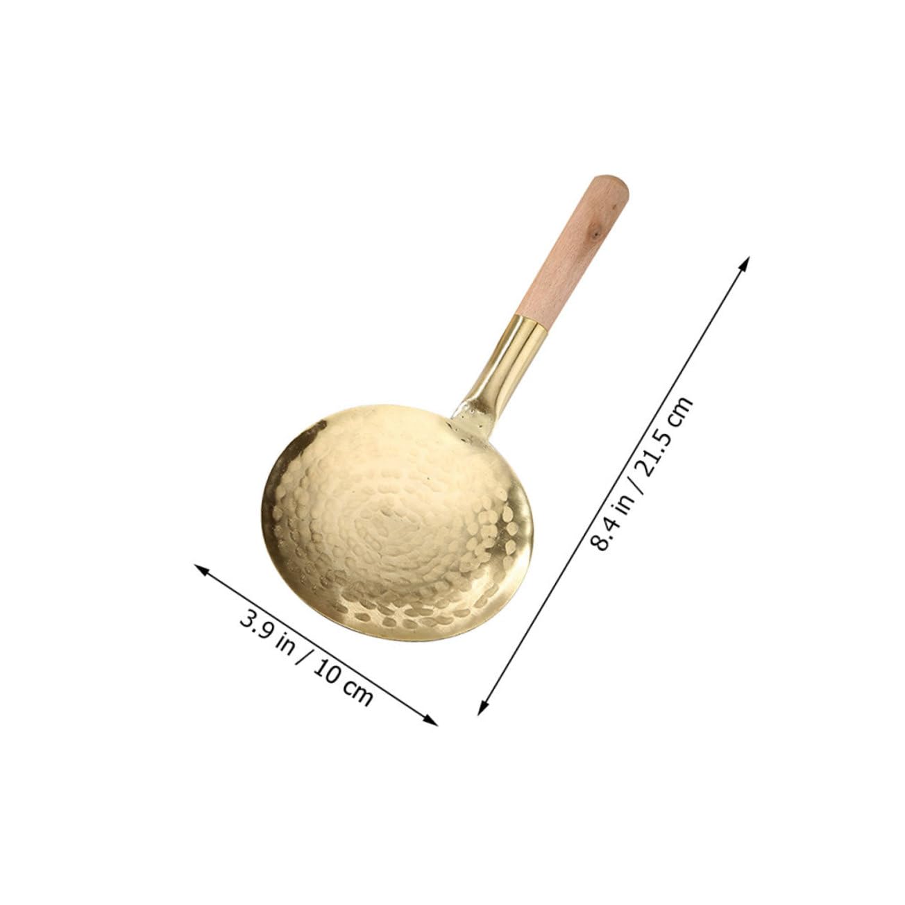 COLLBATH 3 Pezzi Di Robusto Mestolo Da Cucina in Rame Per Tofu Impugnatura Comoda Per Servire in Modo Efficiente