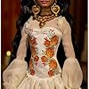 Barbie Signature Doll, Día De Muertos 2025 Collectible in Ruffled Cream Gown Trimmed with Marigolds and Ribbon, Flower Crown and Calavera Face Paint #2