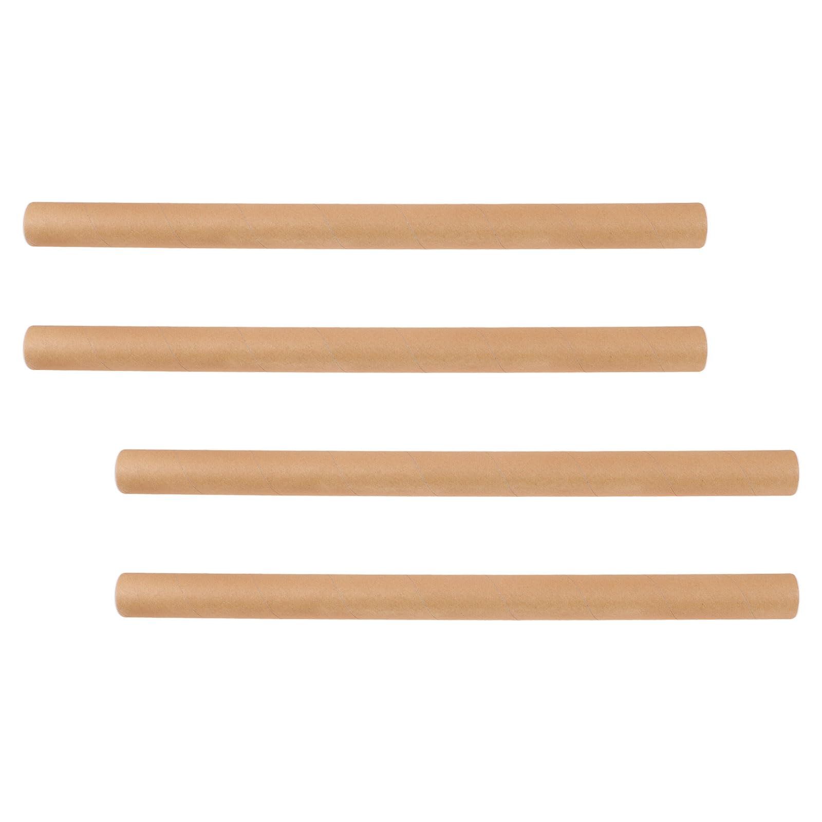 Tubes en papier kraft marron SEWACC lot de 4 pour l'expédition sécurisée