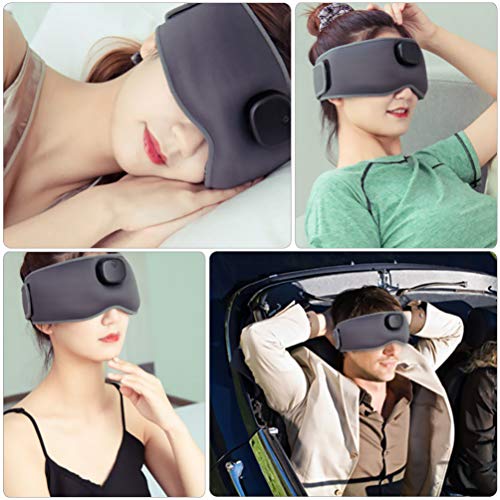 EXCEART Massageador elétrico para olhos para dormir, capa para dormir, proteção para olhos para mulh