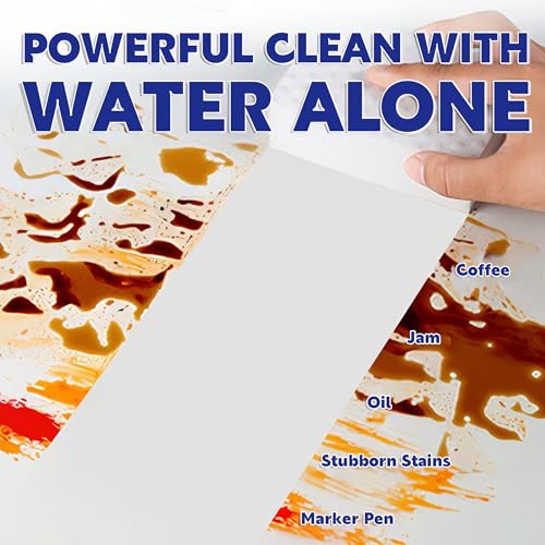 Image of Magic Sponge Eraser, 30 Pack 4X Density Melamine Sponge | GRS Certified, Extra Durable & Long Lasting Cleaning Sponge, Stovetop Cooktop Cleaner Sponge for Kitchen Glass Marble