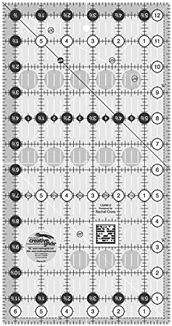 Creative Grids Quilt Ruler 6-1/2in x 12-1/2in - CGR612