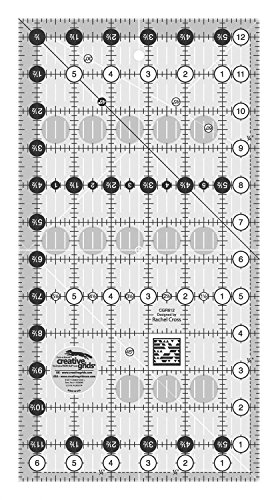 Creative Grids Quilt Ruler 6-1/2In X 12-1/2In - Cgr612 #TOP3