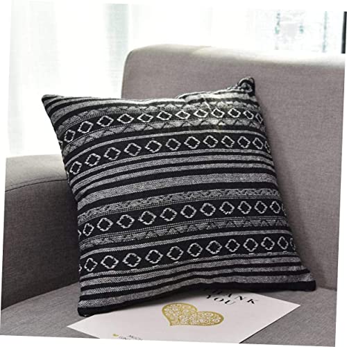Housses de coussin stripe rétro Zerodeko élégantes pour salon - 7