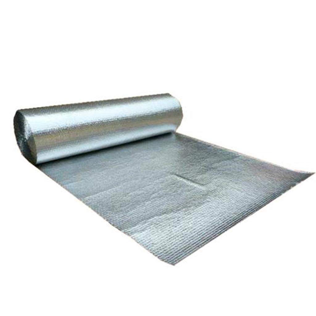 Aislamiento Termico Reflexivo Autoadhesivo Rollo Aislante Térmico de Doble Cara Revestimiento Aluminizado con Burbujas, Lámina Reflectante de Calor para Radiador Aislamiento, Ahorro de Energía ( Size