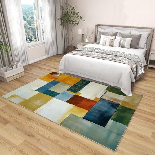 Tapis de salon géométrique grand format 240x300cm lavable - 5