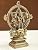 4" Small Sudarshana Vishnu with Narasimha on Reverse | Handmade - Brass