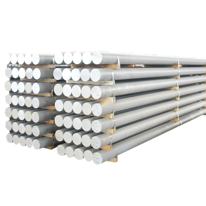 2 PCS 2 x 13 inch Aluminum Rods 2 inch Diameter, 13 Inch Long 6061 Aluminum Round Rod Metal Bar Solid Stick Metal Rods for Crafts, Industrial, DIY (50x330 mm)