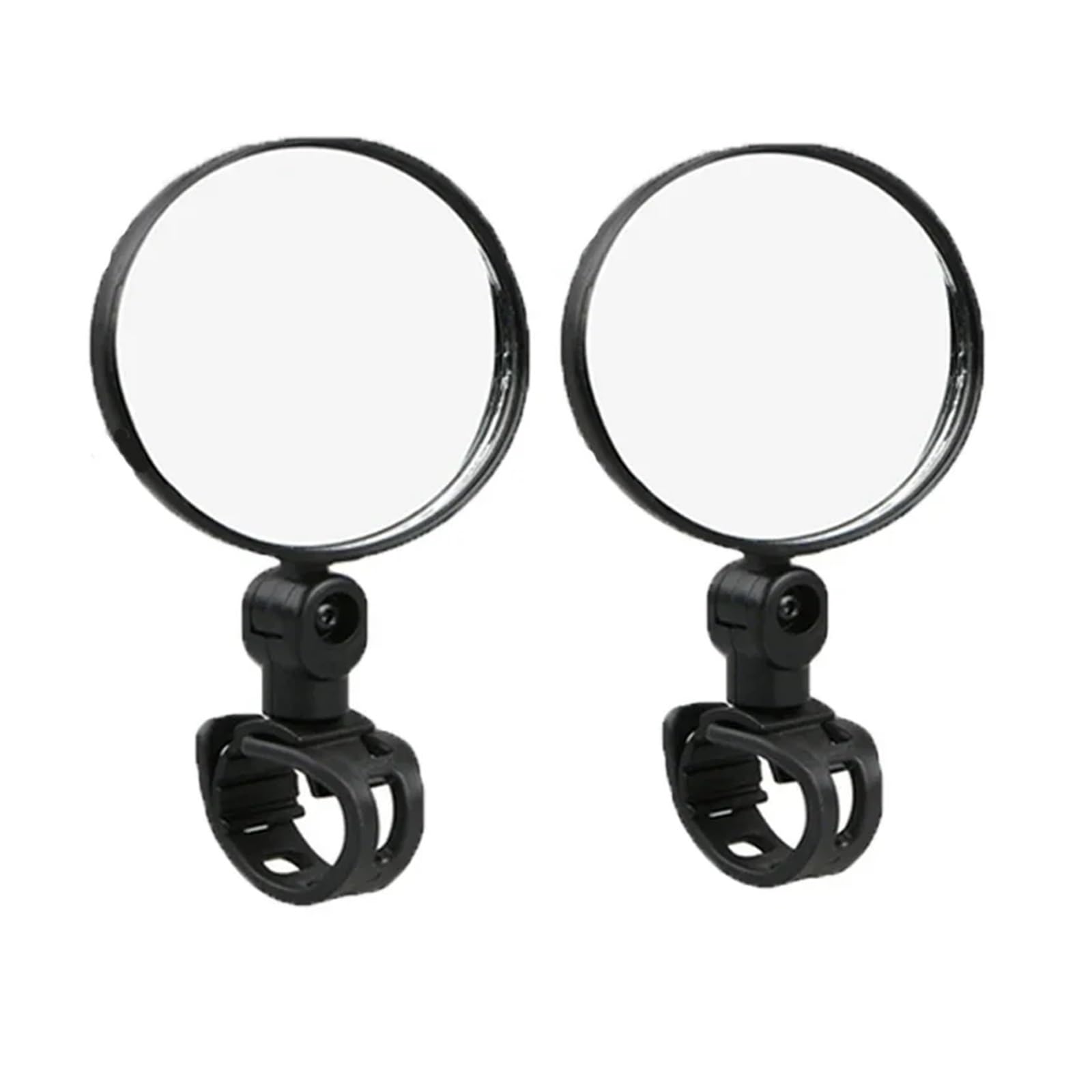 Fahrradspiegel 1/2 stücke Fahrrad Rund Rückspiegel Rotation Reiten Einstellbar Radfahren Lenker(2pcs)