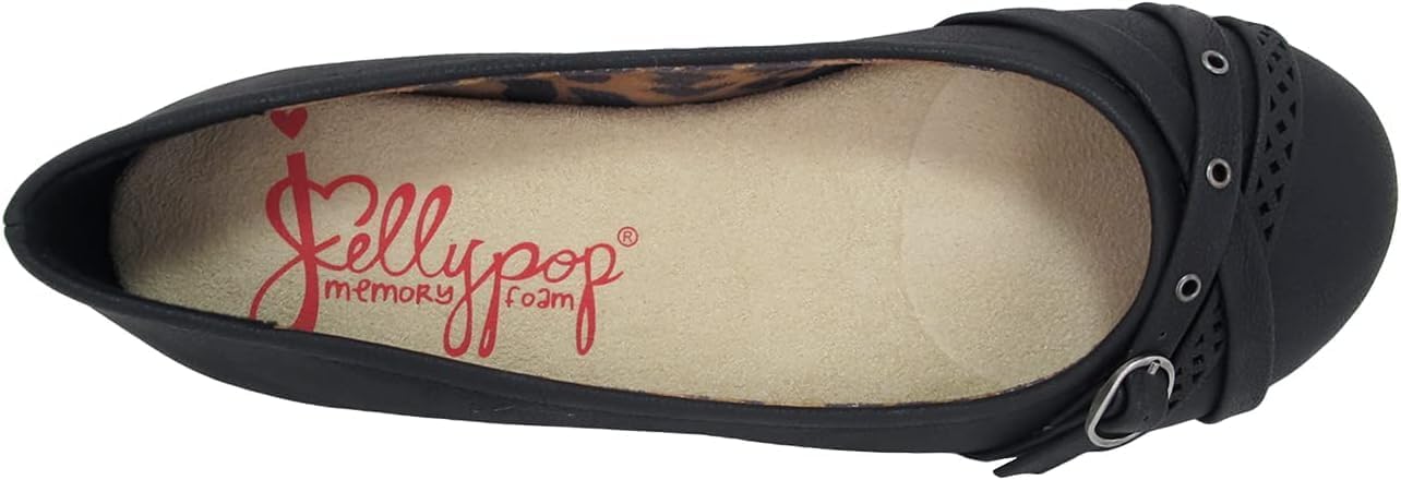 Jellypop Dimitry Flat Casual Shoe Dimitry Black