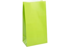 Vibrant Lime Green Paper Party Bags: Perfect for Unforgettable TMNT Parties
