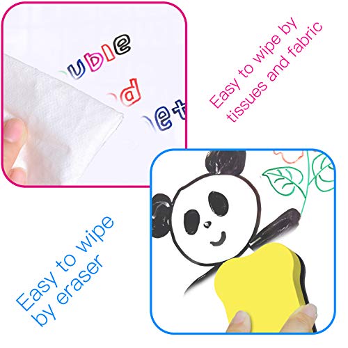 Small Whiteboard, Dry Erase Board With Markers, Small Dry Erase Board For Students, Double Sided Whiteboard For Home Office & School Supplier #TOP3