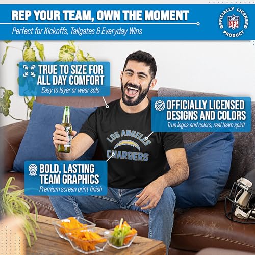 Image of NFL Gameday Cotton Blend T-Shirt for Men and Women - Licensed