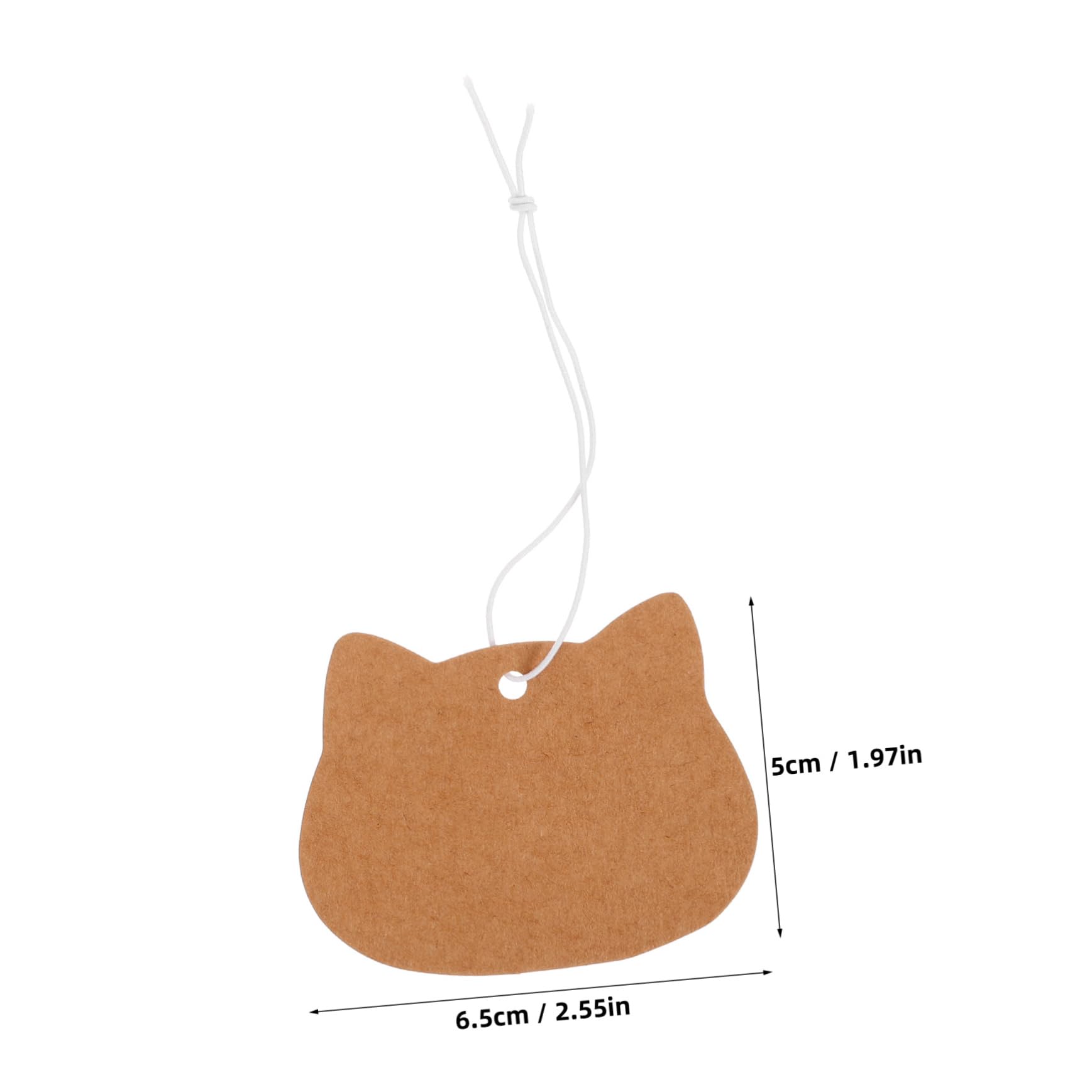 SOLUSTRE 300stücke Beschreibbare Preisschilder Kraftpapier Mit Elastischen Schnüren Für Kleidung Und -projekte Langlebige Weiße Etiketten Für Verschiedene Anlässe