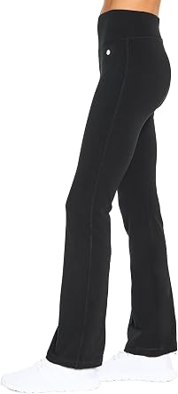 Bally Total Fitness Women's High Rise Tummy Control Bootleg Pant