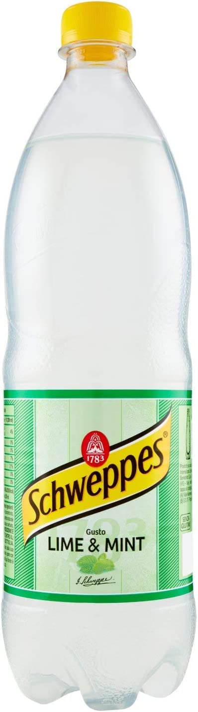 Schweppes Lime & Mint Bebidas carbonatadas con zumo de lima PET 1 Lt