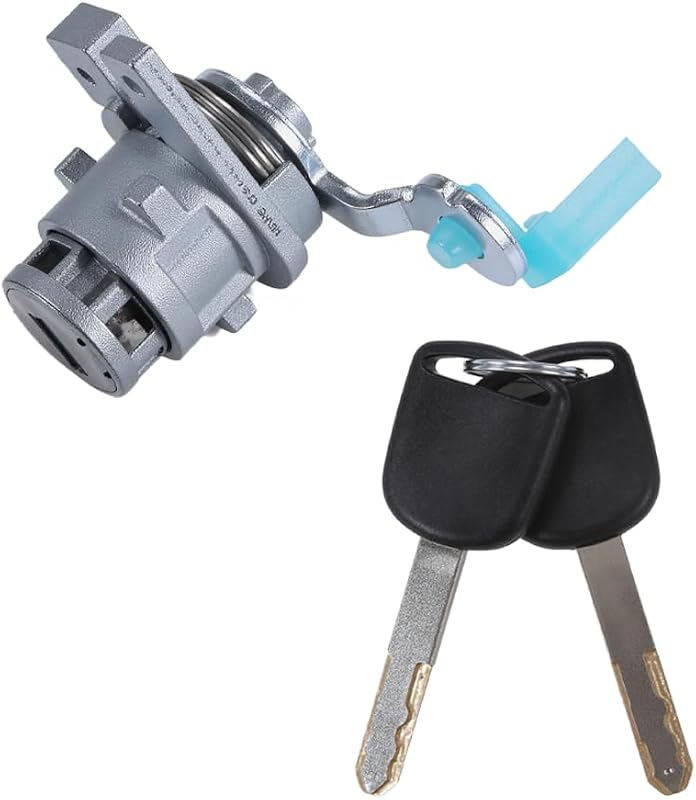 Cilindro da fechadura da porta dianteira esquerda YOLLKY 72181-SDA-A11 para Honda Accord – 2 chaves