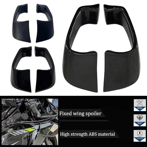 Ailerons latéraux pour YZF-R1 en carbone look fixe - 2