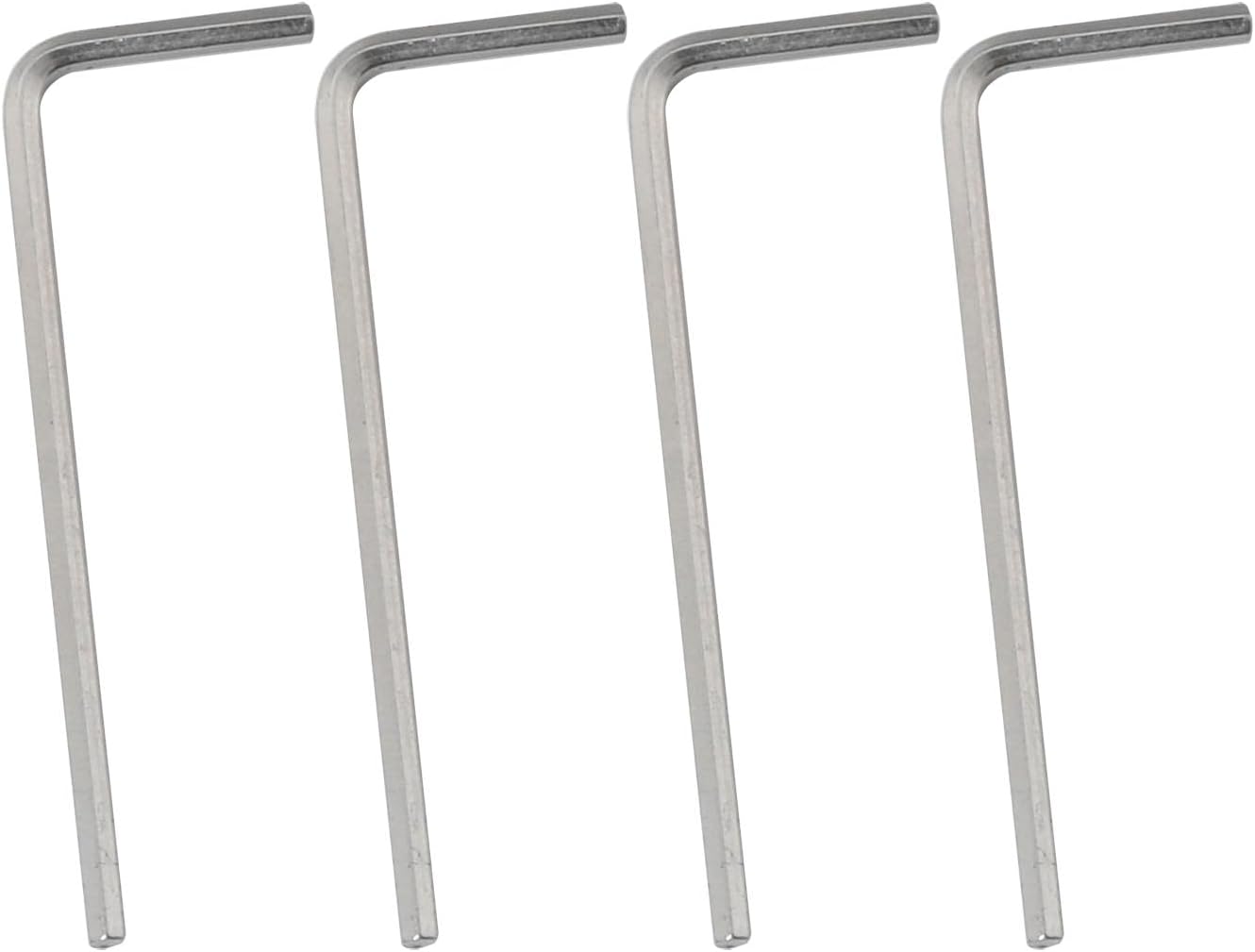 4PCS 2mm Allen Wrench L-Shaped Hex Key Wrench Set for Bike, Furniture Repair