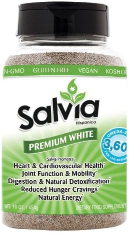 Salvia Supergrain, Premium Whole Seed, 16oz Bottle