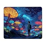 【UTILISATION MULTIFONCTIONNELLE, UN TAPIS POUR PLUSIEURS USAGES】 Plus qu'un simple tapis de souris pour bureau ! Sa taille compacte en fait également une alternative parfaite pour un repose-poignet de clavier, un plateau pour petits objets ou une zone d'extension de pavé tactile. Il offre un support stable et confortable pour votre travail de bureau quotidien, la saisie de données et le divertissement de jeu.