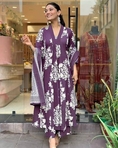 Image of ANNI DESIGNER womens Kurta with Pant & Dupatta
