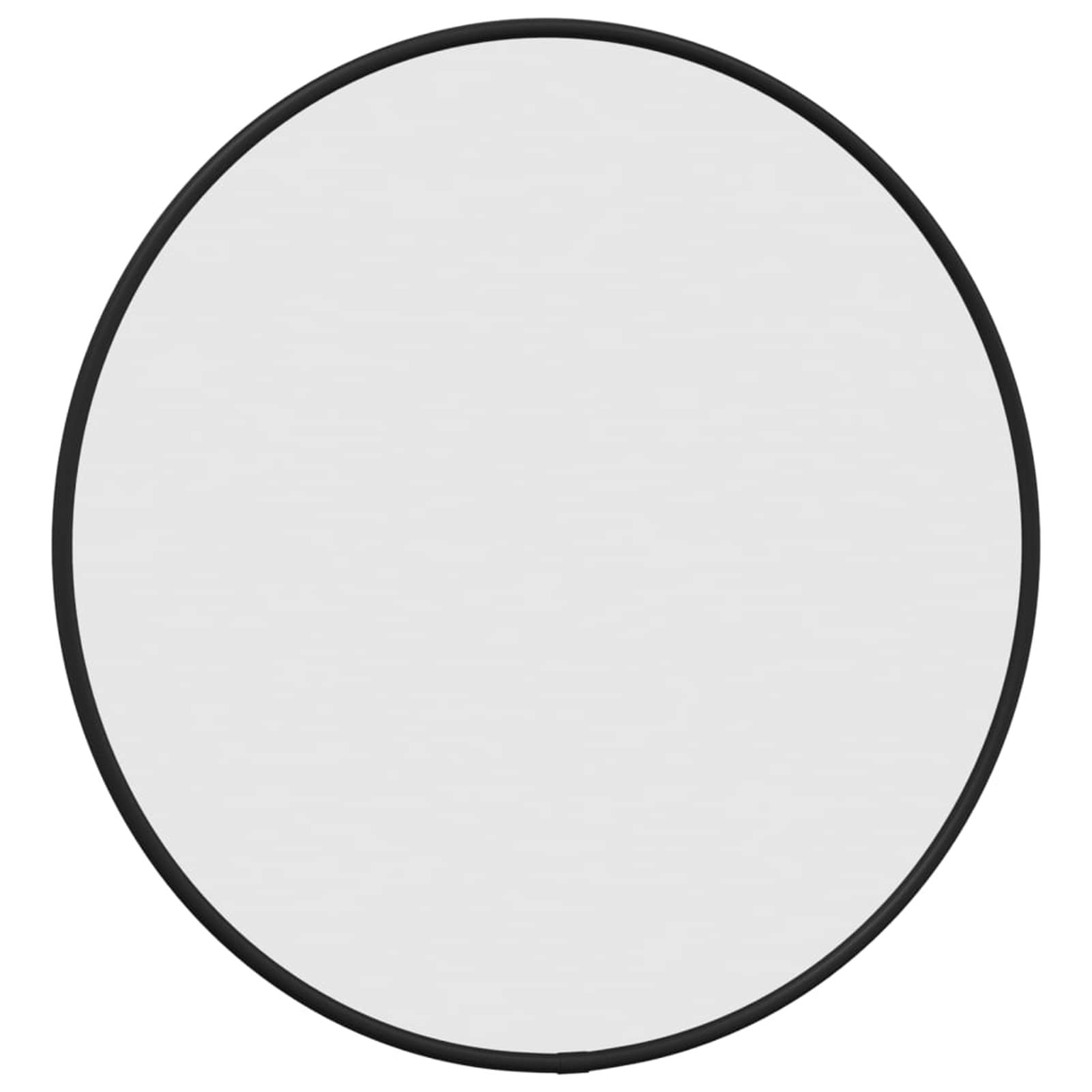 Homgoday Czarne lustro ścienne Ø 40 cm okrągłe, lustro łazienkowe lustro łazienkowe, lustro łazienkowe