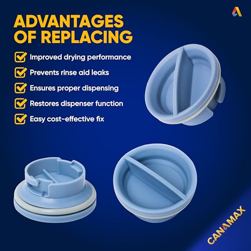 Image of Canamax [2026 Upgraded] 99002614 Dishwasher Rinse Aid Knob Compatible with Maytag Jenn-Air Dishwashers - Replaces AP6014449 WP99002614 PS11747688