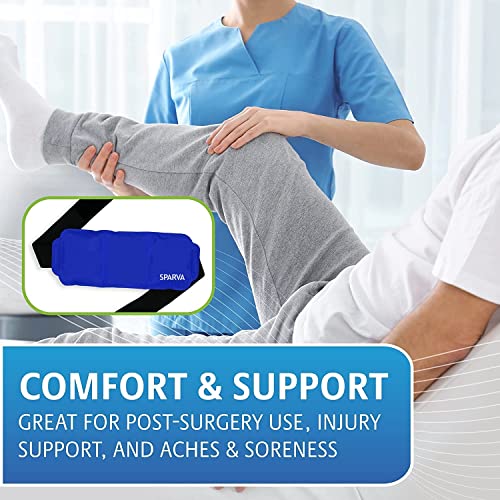 Image of Pain Relief Flexible Ice Pack for Injuries | Hot & Cold Therapy Reusable Gel Pack /Heat Wrap - Great for Back, Waist, Shoulder, Neck, Ankle, Knee and Hip (Large Pack:14 inch X 6 inch)