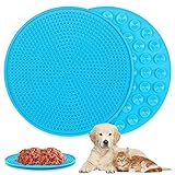 ✔ Fácil de usar: Simplemente extienda las golosinas favoritas de su perro y péguelas en la superficie plana y lisa de la pared, por ejemplo. paredes de baldosas, metal, vidrio y otros materiales lisos. La ventosa inferior está fija para evitar que se tire y se vuelque al comer.