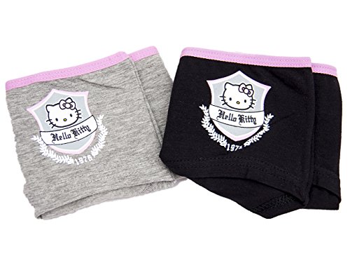 Hello Kitty Panty, Grau /Schwarz, 36-38