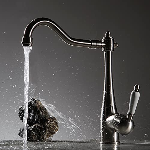 Robinet mitigeur de cuisine pour évier îlot central moderne