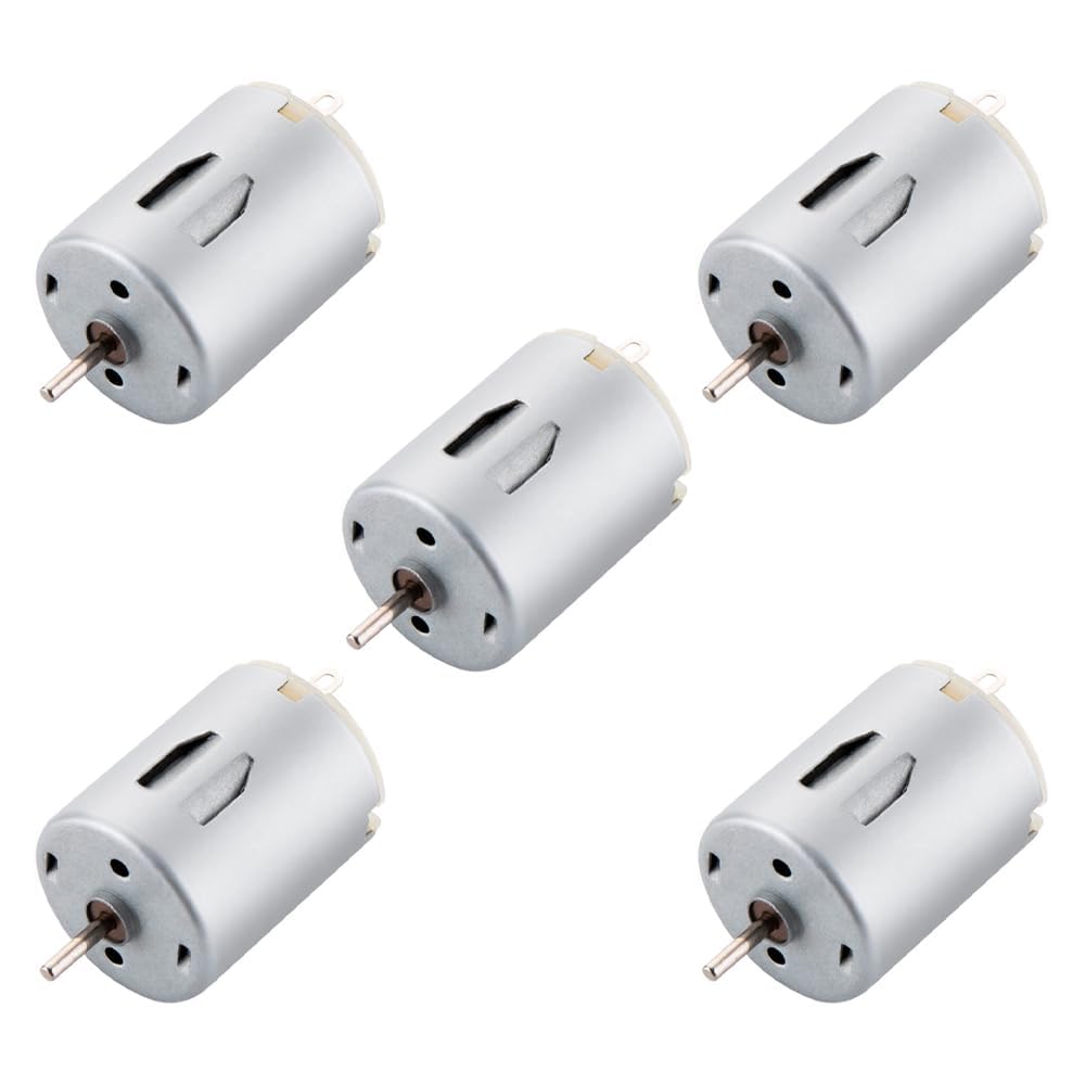 Pack of 5 DC Toy Motors 280MM with 27Ø x 43MM for DIY Robotics and Electronics Projects-image-43