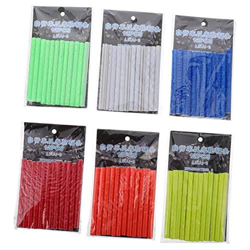 OSOLADY Bike Wheel Spokes Reflective Tape 72pcs Bike Reflectors Safety Warning Strip