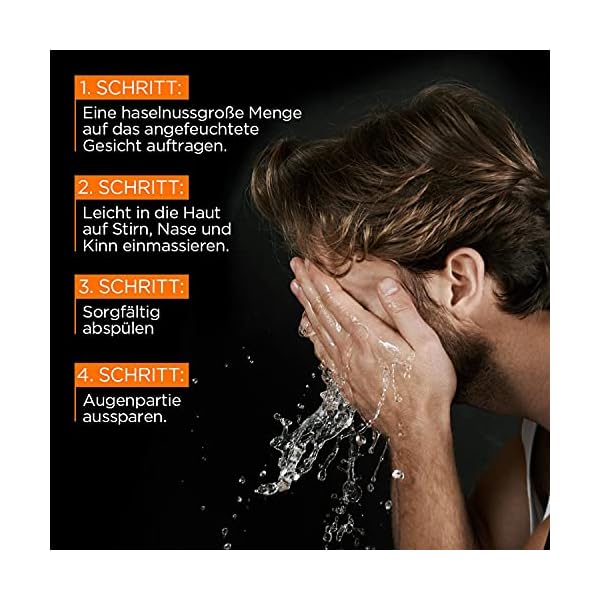 L'Oréal Men Expert Gesichtsreinigung für Männer, Erfrischendes und pflegendes Reinigungsgel mit Aufwach-Kick für Männer… – Bild 6